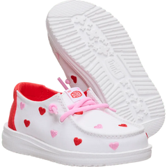Wendy Toddler Embroidered Hearts